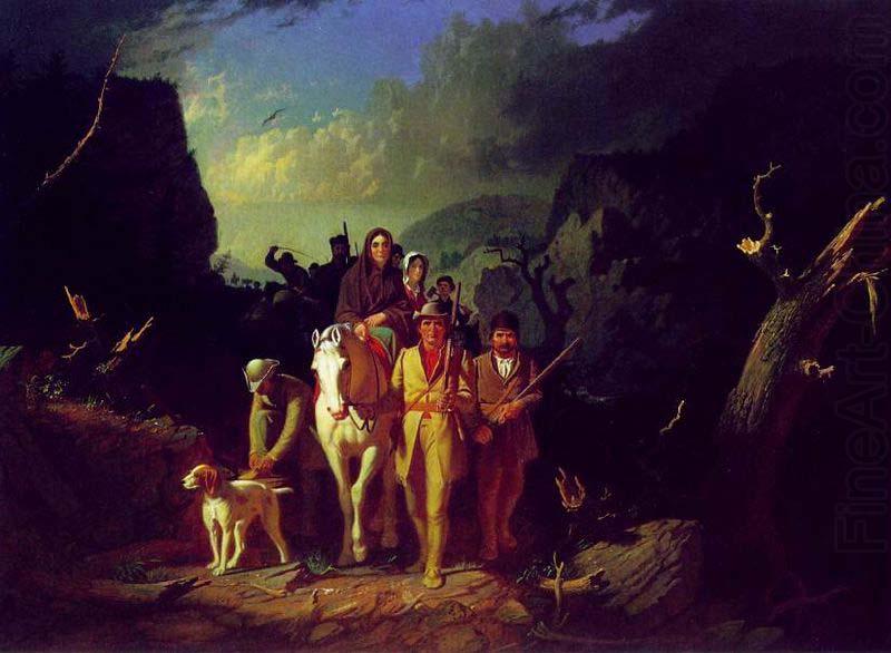 George Caleb Bingham Daniel Boone Escorting Settlers through the Cumberland Gap china oil painting image